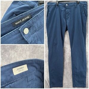 Mavi Jeans Mens 40x36 Blue‎ Johnny Slim Chino Pants